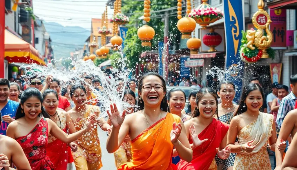 Songkran water festival